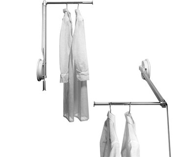 Wardrobe Lift & Pull Down Garment Rails - Flexi