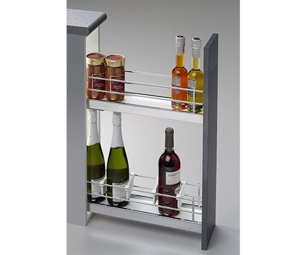 Pull-out Bottle Rack - 150mm