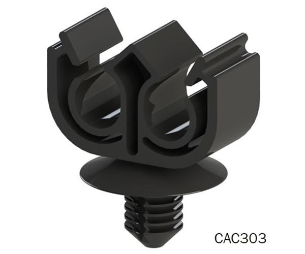 CAC303 - Fir Tree Cable Clip &amp; Pipe Clip - Double