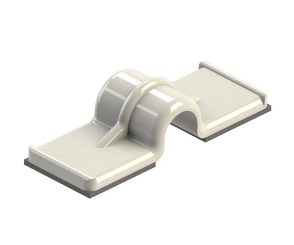 CAC395 Self-Adhesive Cable Clips - Saddle Type