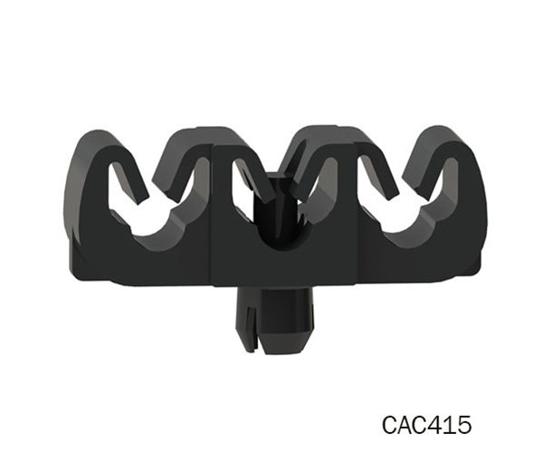 CAC415 - Drive Rivet Pipe Clips - Triple 