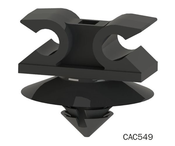 CAC549 - Fir Tree Cable Clip &amp; Pipe Clip - Double