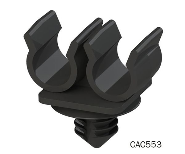 CAC553 - Fir Tree Cable Clip &amp; Pipe Clip - Double