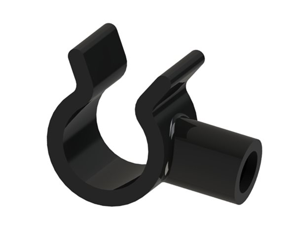 CSC016 Push-In Swivel Cable & Pipe Clips - Female 90 Degree