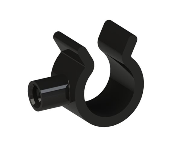 CSC018 Push-In Swivel Cable & Pipe Clips - Female 90 Degree