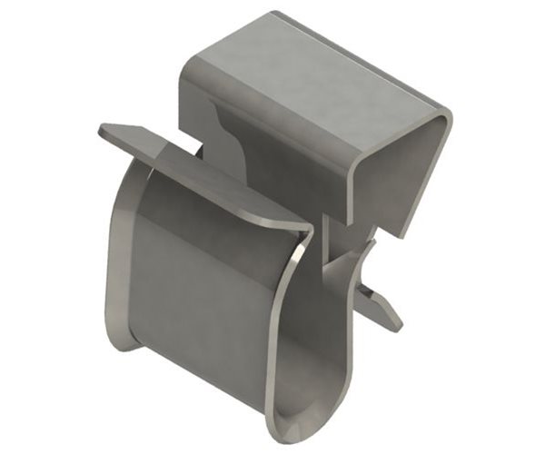 Double Cable Clip &amp; Pipe Clip, Edge Fixing