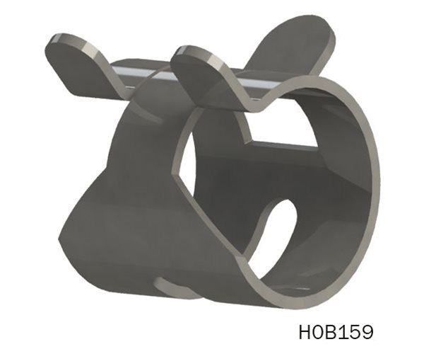 H0B159 Spring Steel Hose Clamps