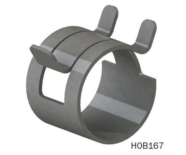 H0B167 Spring Steel Hose Clamps