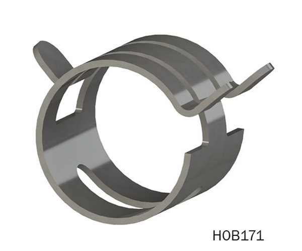 H0B171 Spring Steel Hose Clamps