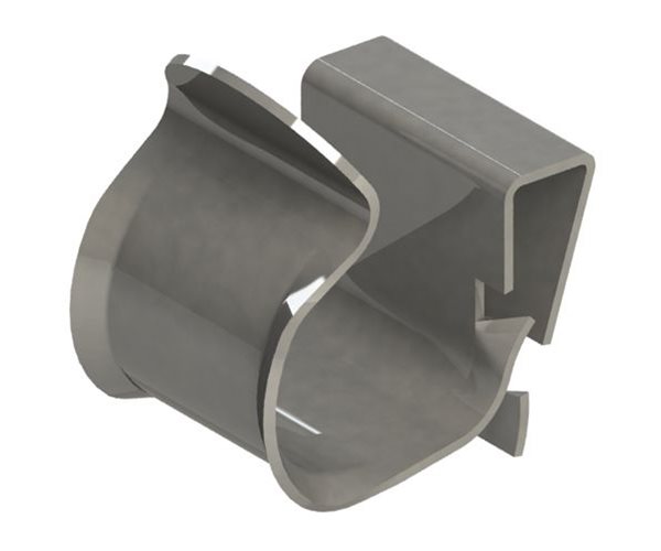 Heavy-Duty Edge Clip for Cable &amp; Pipe - Flared