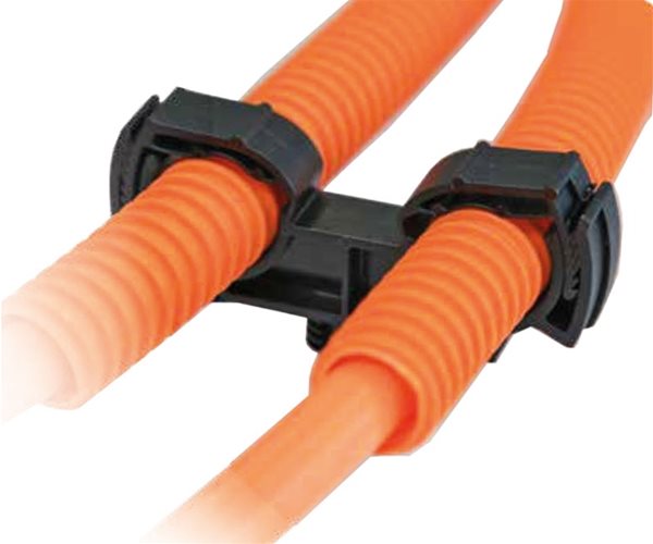 High Voltage Cable Management Clips | Fir Tree Fix | Double slide 5