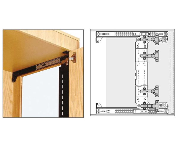 Hinge Carrier Strip Kit for 1432 Pocket Door Slide slide 2