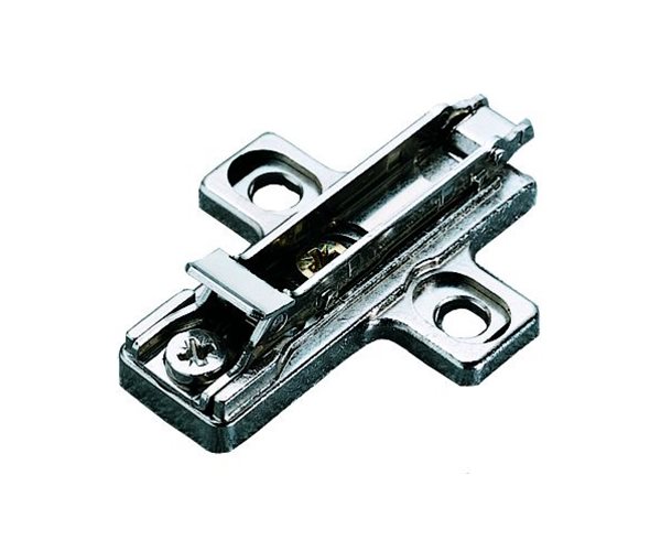 Hinge Mounting Plate - Clip On Cruciform (Diecast)
