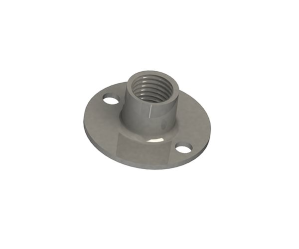 JNR005 Weld Nuts / T-Nuts - Round Base
