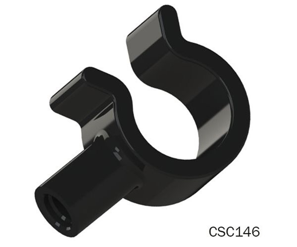 Push-In Swivel Cable & Pipe Clips | Female 90 Degree slide 8