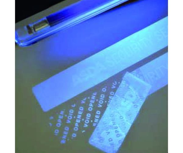 UV-Fluoreszierende VOID Sicherheitsetiketten | KC slide 1