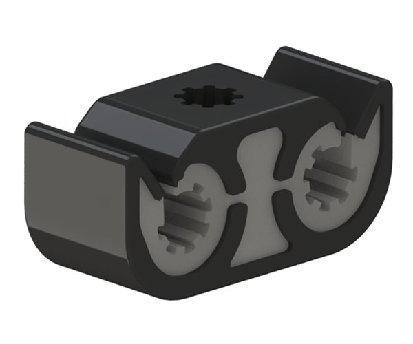 Weld Stud Cable Clips | Double slide 1