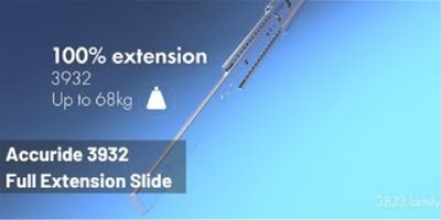 Accuride 3932 Full Extension Slide